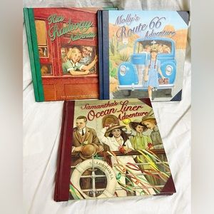 Set of American Girl Adventure Books, Samantha, Kit, Molly - good condition